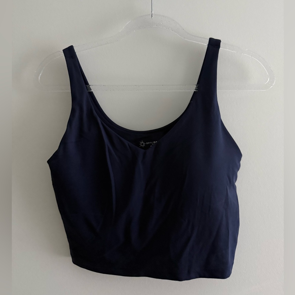 Aerie Offline Navy Blue Tank Top NEW W TAGS